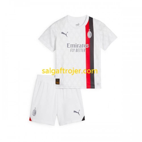 AC Milan Fodboldtrøjer Børn Udebanesæt 2023/24 Kort ærmer AC Milan Fodboldtrøjer Børn Udebanesæt 2023/24 Kort ærmer